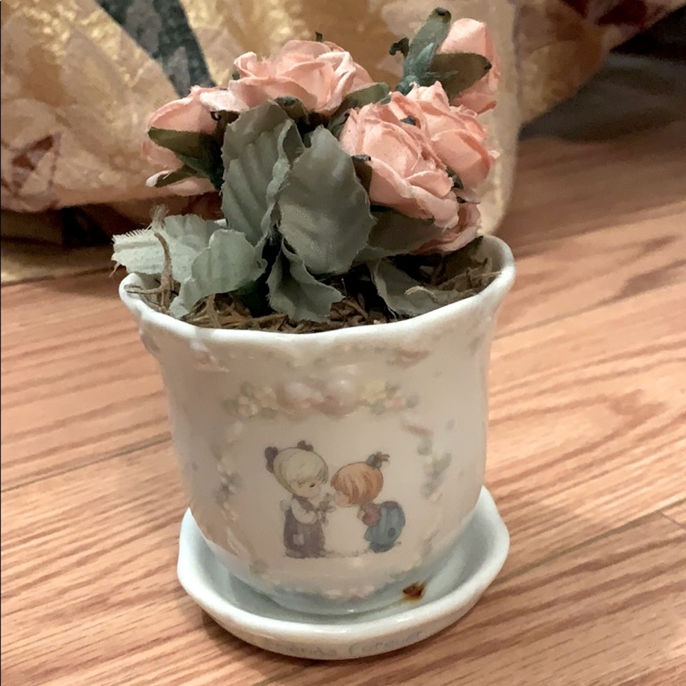 Precious Moments Mini Flower Pot “Friends Forever”